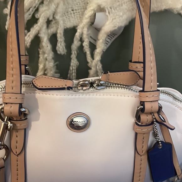 Coach Cora Peyton Porcelain Blue Ombré Satchel🔹FIRM🔹 - Picture 13 of 16